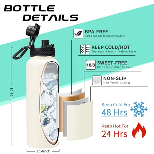 40oz Insulated Water Bottle (9 Count)