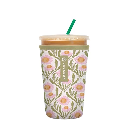 JavaSok Iced Coffee & Cold Soda Insulated Neoprene Cup Sleeve