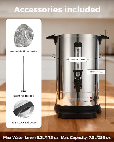 30 Cup Commercial Coffee Urn (30 Count)