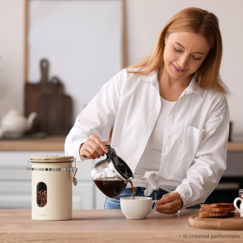 Coffee Canister with Window