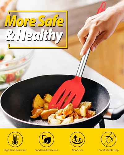 Pack of 4 Silicone Cooking Utensils Set (4 Count)