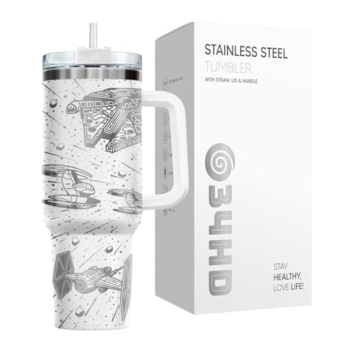 Galaxy Spaceship Sci Fi 40 oz Tumbler with Handle