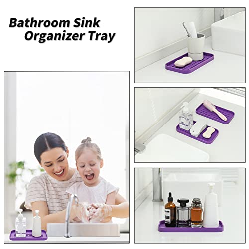 Silicone Kitchen Sink Organizer Tray for Multiple Usage