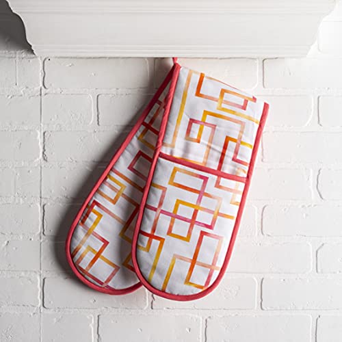 Double Oven Mitts 100% Cotton Double Oven Glove