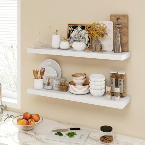 36 Inch Floating Shelves (2 Count)
