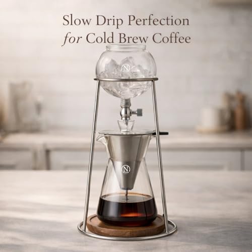 Iced Coffee Cold Brew Drip Coffee Maker Stainless Steal