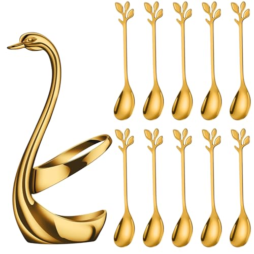 Gold Swan Base With 10