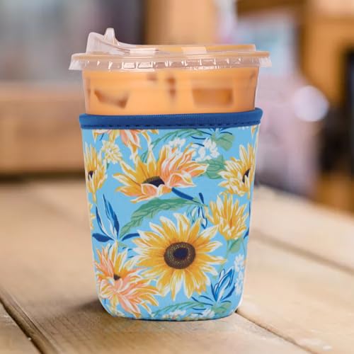 Reusable 3 Pack Iced Coffee Cup Sleeve (3 Count)