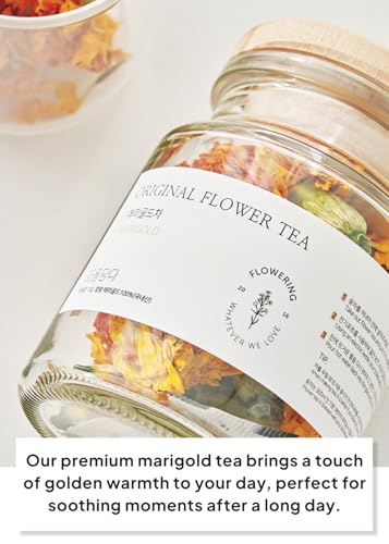 Korean Food KKOKDAM Marigold Flower Tea