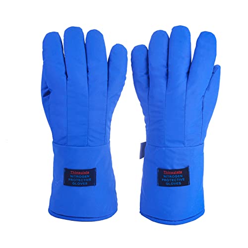 Cryogenic Gloves Low Temperature LN2 Liquid Nitrogen Protective Gloves Cold Storage Safety Frozen Gloves