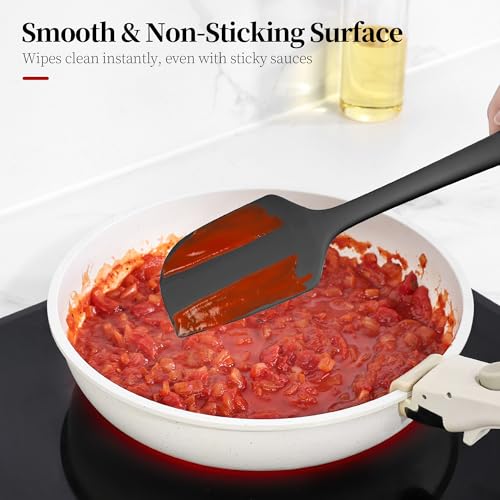 600ºF Heat Resistant Large Silicone Spatula for Baking