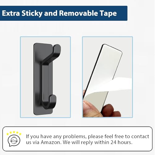 Wall Hooks for Coat and Towel (6 Count)