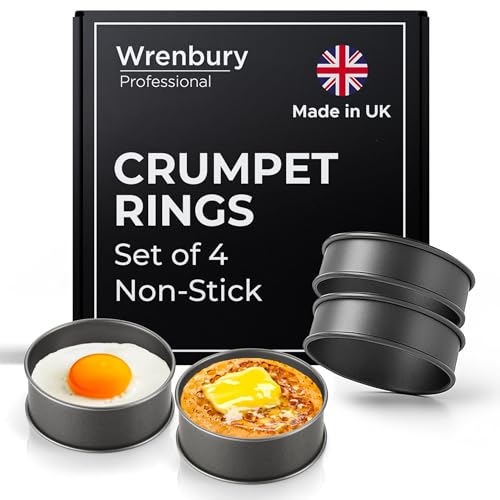 Crumpet Rings Nonstick 3.5 inch (4 Count)