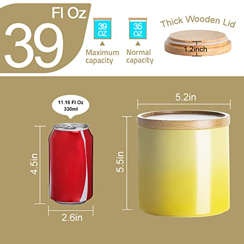 Sweejar Kitchen Canisters Ceramic Food Storage Jar