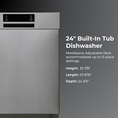 24" Built In Dishwasher