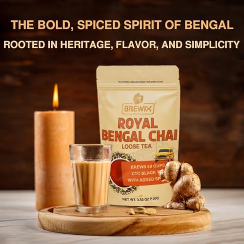 Royal Bengal Masala Chai Tea Loose Leaf (3.53 Ounce)