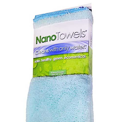 The Amazing Eco Cloth that Cleans Virtually Any Surface with Only Water. No More Paper Towels Or Toxic Chemicals. 4 (4 Count)