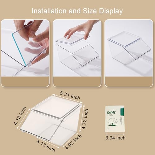 Front Opening Stackable Tea Bag Organizer (4 Count)
