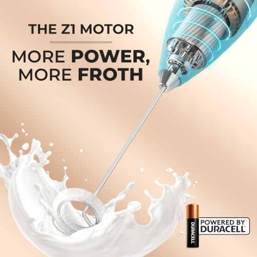Zulay Powerful Milk Frother for Coffee with Upgraded Titanium Motor