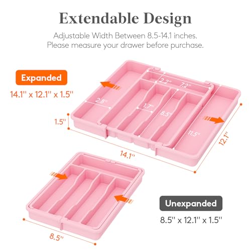 Expandable Silverware Drawer Organizer