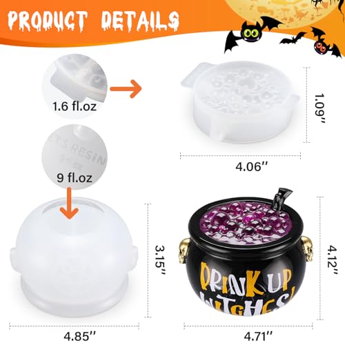LET’S Resin Witch Cauldron Resin Mold