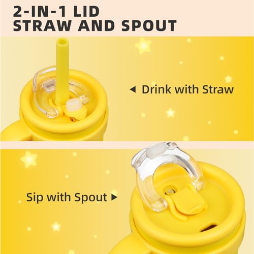 14 oz Tumbler with Handle and Straw