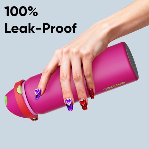 Insulated Water Bottle with Straw