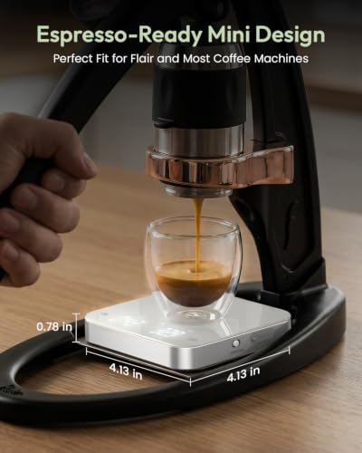 S2 Espresso Coffee Scale with Timer 0.1g Precision Shot Scale