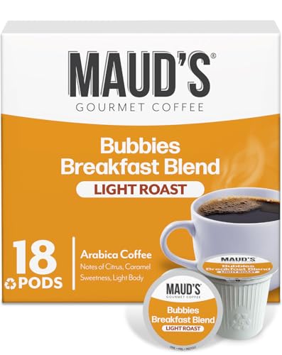 Breakfast Blend Light Roast Coffee Pods (18 Count)