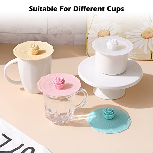 Rose Silicone Cup Covers (4 Count)
