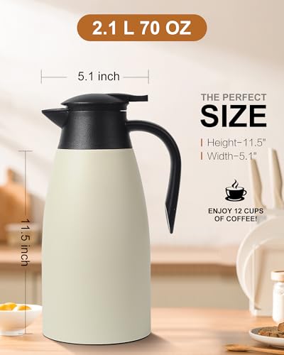 70 Oz Stainless Steel Coffee Carafe