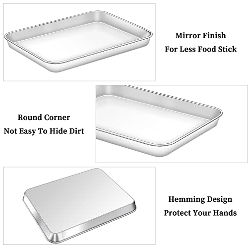 Baking Sheet with Rack Set [2 Sheets + 2 Racks]