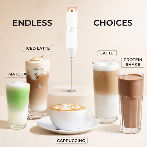 Powerful Frother Wand AA Batteries Included