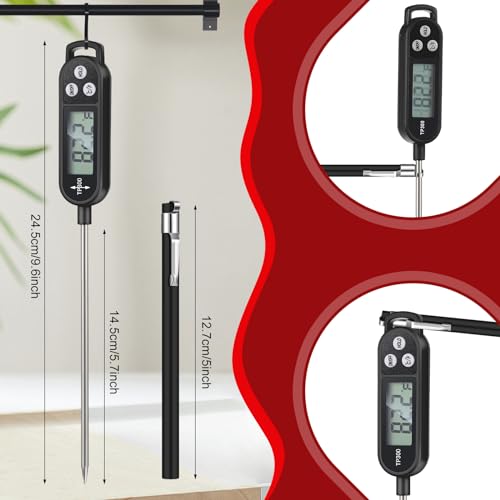 6 Pcs Food Thermometer Instant Read Probe BBQ (6 Count)