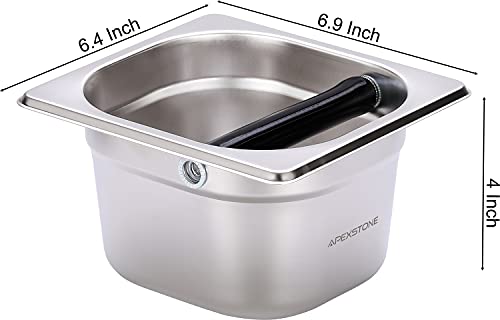 Coffee Knock Box Stainless Steel