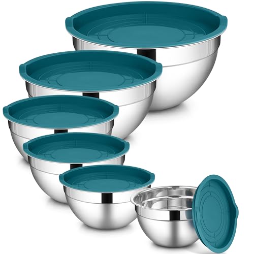6 PCS Stainless Steel Mixing Bowl (12 Count)