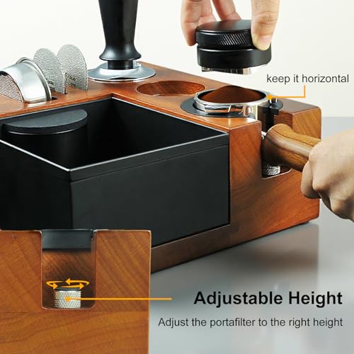 Espresso Tamping Station Knock Box