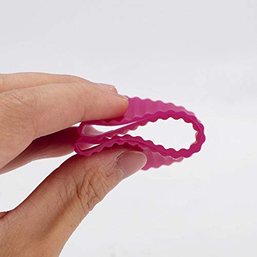 Silicone Nonslip Glass Bottle Mug Cup Sleeve Protector Cover Fuchsia