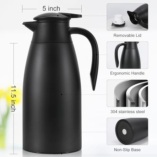 70 Oz Updated Insulated Stainless Steel Carafe (70 Count)
