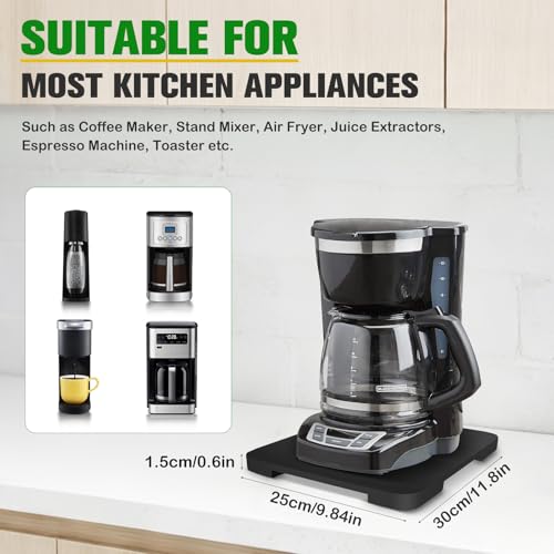 Appliance Slider 360° Rolling Tray for Countertop Coffee Maker Mat