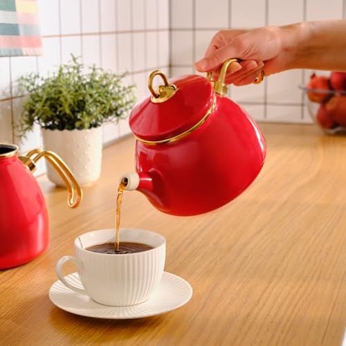 Retro Turkish Teapot for Stovetop