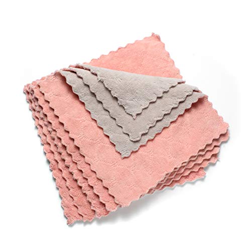 Microfiber Dish Cloths for Washing Dishes 5 Pack (5 Count)