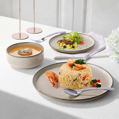 Ceramic 10.43 Inch Dinner Plates Set of 4 (4 Count)