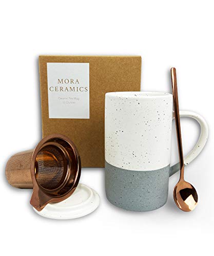 Ceramics Tea Cup with Loose Leaf Infuser