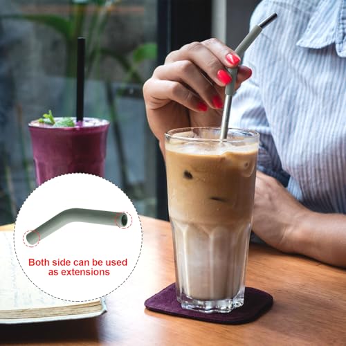 6Pcs Metal Straw Silicone Tips 5