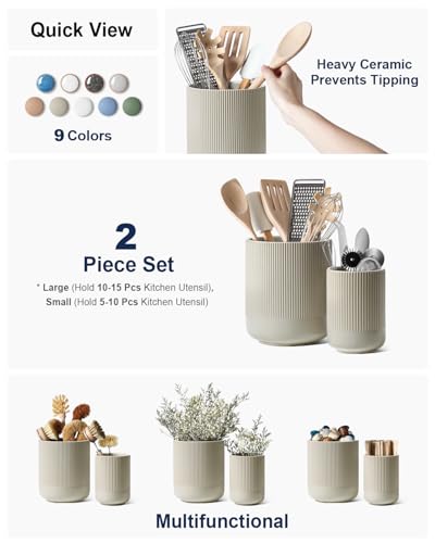 Utensil Holder for Kitchen Counter (2 Count)