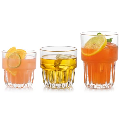 Everest Stackable Glassware Set (12 Count)