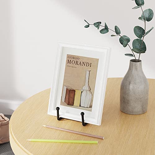 3 Pack 4.5 Inch Plate Stands for Display Metal Picture Stand Plate Holder (3 Count)