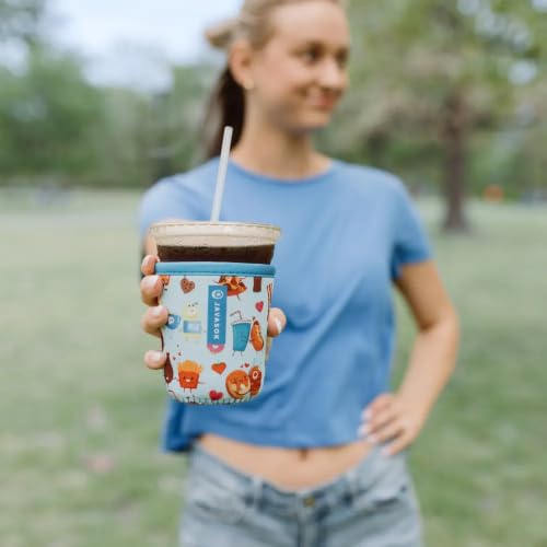 JavaSok Iced Coffee & Cold Soda Insulated Neoprene Cup Sleeve