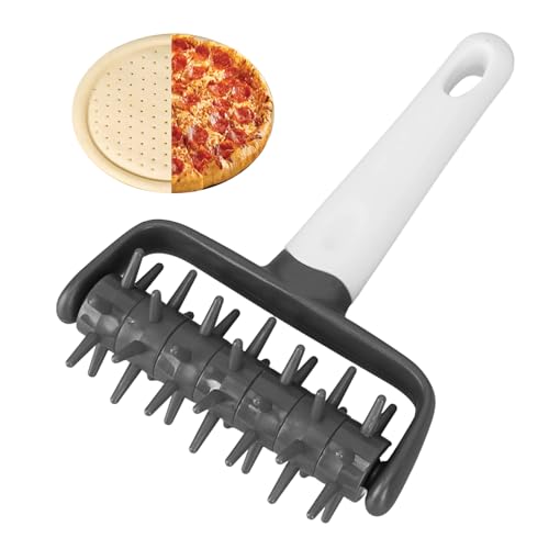 Pizza Dough Docker Roller Plastic Pizza Pin Puncher Dough Hole Maker Docking Tool Pizza Making Accessories for Cookie Pie Pastry Bread